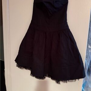 Elegant Black Strapless Dress by Betsy Johnson NWT